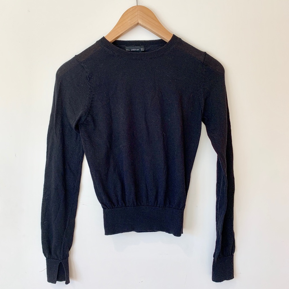 Black sweater top